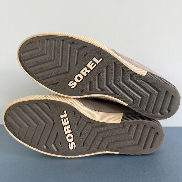 Sorel Out 'N About Dove Grey Quarry Waterproof Wedge Boots - Picture 9 of 10